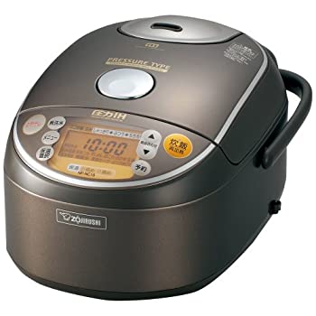 【中古】ZOJIRUSHI 圧力IH炊飯ジャー 【5.5合炊き】 NP-NC10-TC メタリックブ ...