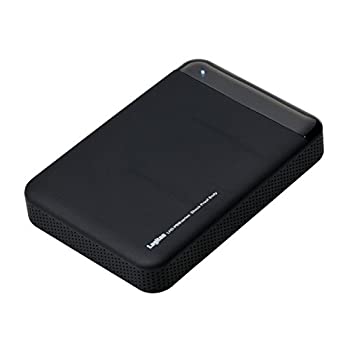 【中古】(非常に良い)Logitec 外付けHDD ポータブルハードディスク 1TB 耐衝撃 LHD-PBM10U3BK