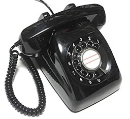 【中古】電電公社 600-A ダイヤル式電話機 （黒電話／カラー電話） (くろ)