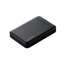【中古】(非常に良い)エレコム HDD 外付けハードディスク 1TB ビデオカメラから直接保存 衝撃吸収インナーフレーム ELP-EDV010UBK