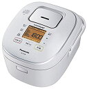 【中古】(非常に良い)パナソニック 炊飯器 5.5合 IH式 大火力おどり炊き スノーホワイト SR-HX108-W