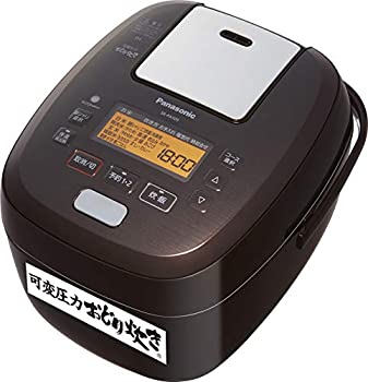 【中古】パナソニック 炊飯器 5.5合 可変圧力IH式 おどり炊き ブラウン SR-PA109-T