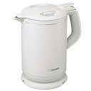 【中古】(非常に良い)象印 電気ケトル 1.0L 沸騰後1時間90℃保温 コーヒードリップ用機能付き ホワイト CK-AX10-WA