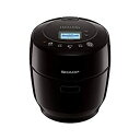 【中古】(未使用品)シャープ ヘルシオ ホットクック 電気調理鍋 無水鍋 1.0L 1~2人用 スマホ連携 2段調理 ブラック KN-HW10E-B