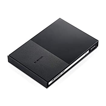 【中古】エレコム HDD ポータブルハードディスク 1TB USB3.2(Gen1) 4K テレビ録画／パソコン対応 ELP-GTV010UBK