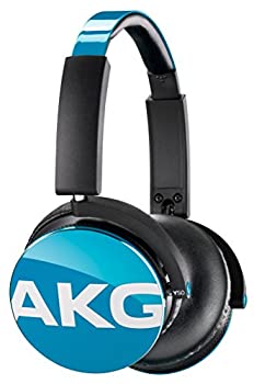 【中古】(非常に良い)AKG Y50 ヘッドホン 密閉型／オンイヤー ティールブルー Y50TEL 【国内正規品】のサムネイル