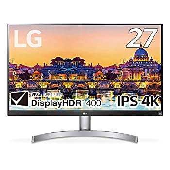 【中古】LG モニター ディスプレイ 27UL600-W 27インチ/4K/DisplayHDR400/IPS非光沢/HDMI×2、DisplayPort