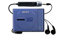 【中古】(非常に良い)SONY MZ-E25-L ブルー ポータブルMDプレーヤー MDLP非対応 (MD再生専用機/MDウォークマン) (ブルー)