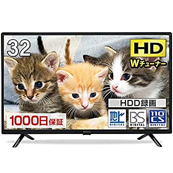 楽天COCOHOUSE【中古】（未使用品）テレビ 32型 液晶テレビ ダブルチューナー 32インチ 裏録画 ゲームモード搭載 メーカー TV 32V 地上・BS・110度CSデジタル