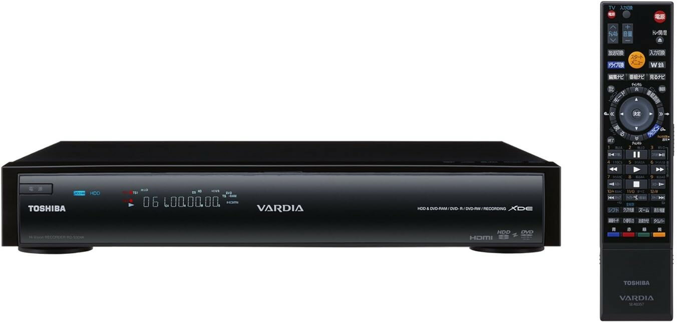 【中古】(非常に良い)TOSHIBA VARDIA 地上 BS 110度CSデジタルチューナー搭載ハイビジョンレコーダー HDD 320GB RD-S304K