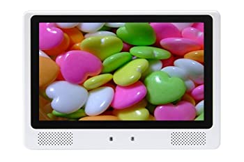 【中古】電子POP　7インチ ワイドメディアプレーヤー Uモデル　店頭販促用モニター 設置金具付 自立スタンド付 盗難防止