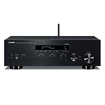 【中古】(非常に良い)ヤマハ ネットワークレシーバー ワイドFM／AMチューナー／Wi-Fi／Bluetooth／ハイレゾ音源対応 ブラック R-N303(B)