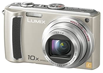 【中古】パナソニック デジタルカメラ LUMIX (ルミックス) シルバー DMC-TZ5-S