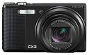 【中古】(非常に良い)RICOH デジタルカメラ CX3 ブラック CX3BK