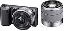 【中古】ソニー SONY ミラーレス一眼 α NEX-5 ダブルズームレンズキットE16mm F2.8+E18-55mm F3.5-5.6 OSS付属 ブラック