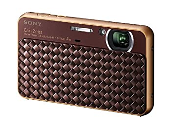 EXEMODE - 【中古】ソニー SONY デジタルカメラ Cybershot T99D (1410万画素CCD／光学x4／デジタルx8)ブラウン DSC-T99D／T