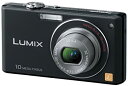 【中古】パナソニック デジタルカメラ LUMIX (ルミックス) FX37 エクストラブラック DMC-FX37-K