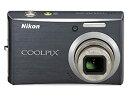 【中古】(非常に良い)Nikon デジタルカメラ COOLPIX (クールピクス) S610 オーシャンブラック COOLPIXS610B