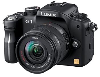 【中古】(非常に良い)パナソニック デジタル一眼カメラ LUMIX (ルミックス) G1 レンズキット コンフォートブラック DMC-G1K-K