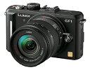 【中古】パナソニック ミラーレス一眼カメラ GF1 レンズキット(14-45mm/F3.5-5.6標準ズームレンズ付属) エスプリブラック DMC-GF1K-K
