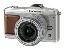 【中古】OLYMPUS ミラーレス一眼 PEN E-P2 レンズキット シルバー E-P2LKIT-SLV