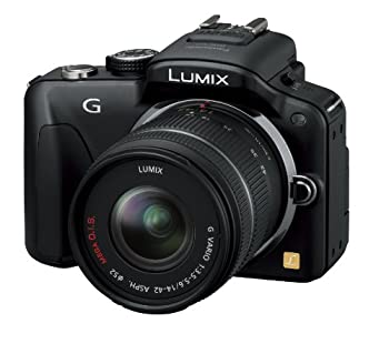 【中古】パナソニック ミラーレス一眼カメラ LUMIX G3 レンズキット エスプリブラック DMC-G3K-K