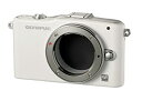 【中古】OLYMPUS ミラーレス一眼 PEN mini E-PM1 ボディ ホワイト E-PM1 BODY WHT