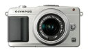 【中古】OLYMPUS ミラーレス一眼 PEN mini E-PM2 レンズキット シルバー E-PM2 LKIT SLV