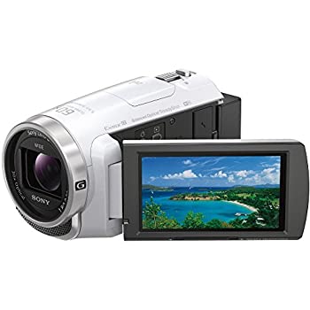 【中古】(非常に良い)ソニー ビデオカメラ HDR-PJ680 64GB 光学30倍 ホワイト Handycam HDR-PJ680 W