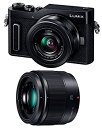 【中古】パナソニック ミラーレス一眼カメラ ルミックス GF10 ダブルレンズキット 標準ズームレンズ/単焦点レンズ付属 ブラック DC-GF10W-K