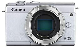 【中古】(非常に良い)Canon ミラーレス一眼カメラ EOS M200 ボディー ホワイト EOSM200WH-BODY