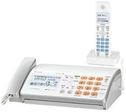 【中古】シャープ デジタルコードレスFAX 子機1台付き ホワイト系 UX-D33CL-W