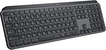 【中古】ロジクール アドバンスド ワイヤレスキーボード KX800 MX KEYS 充電式 bluetooth Unifying Windows Mac FLO