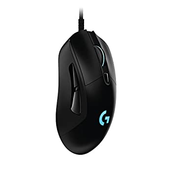 【中古】(非常に良い)ゲーミングマウス Logicool ロジクール G403 ブラック エルゴノミクスデザイン RGB プログラムボタン DPI切り替えボタン 国内正規品