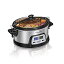 【中古】(非常に良い)ハミルトンビーチ33861?Programmable Slow Cooker、6クォート、デュアルデジタルタイマー%カンマ%ステンレススチール