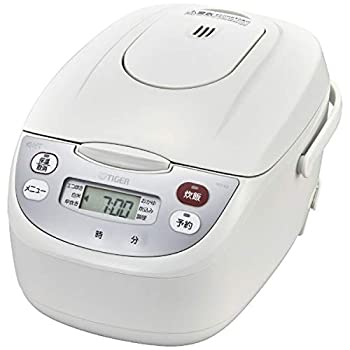 【中古】(非常に良い)タイガー マイコン炊飯ジャー（1升炊き）ホワイトTIGER 炊きたて JBH-G182W
