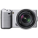 【中古】(非常に良い)ソニー SONY デジタル一眼α NEX-5 ズームレンズキット シルバー NEX-5K/S
