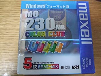 【中古】日立マクセル マクセル　230 MB　MO　カラーミックス　windowsフォーマット　5枚組【メーカー名】【メーカー型番】【ブランド名】マクセル(maxell)【商品説明】日立マクセル マクセル　230 MB　MO　カラーミックス　windowsフォーマット　5枚組イメージと違う、必要でなくなった等、お客様都合のキャンセル・返品は一切お受けしておりません。商品名に「限定」「保証」等の記載がある場合でも特典や保証・ダウンロードコードは付いておりません。写真は代表画像であり実際にお届けする商品の状態とは異なる場合があります。中古品の場合は中古の特性上、キズ・汚れがある場合があります。他モール併売のため、万が一お品切れの場合はご連絡致します。当店では初期不良・商品誤りに限り、商品到着から7日以内にご連絡頂いた場合のみ返品をお受けいたします。ご注文からお届けまで1．ご注文　　ご注文は24時間受け付けております2．注文確認　ご注文後、注文確認メールを送信します3．在庫確認　　　　多モールでも併売の為、在庫切れの場合はご連絡させて頂きます。　 ※中古品は受注後に、再メンテナンス、梱包しますのでお届けまで4〜10営業日程度とお考え下さい。4．入金確認 　 前払い決済をご選択の場合、ご入金確認後に商品確保・配送手配を致します。5．出荷 　配送準備が整い次第、出荷致します。配送業者、追跡番号等の詳細をメール送信致します。6．到着　 　出荷後、1〜3日後に商品が到着します。　※離島、北海道、九州、沖縄は遅れる場合がございます。予めご了承下さい。