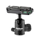 【中古】(非常に良い)Velbon 自由雲台 QHD-S6Q 中型 底面径42mm コマ止め方式 トルク調整対応 クイックシュー対応 アルミ製 471659 ブ...