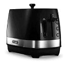 【中古】(未使用品)デロンギ (DeLonghi) アクティブ シリーズ ポップアップトースター CTLA2003J-BK