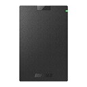 【中古】(未使用品)BUFFALO USB3.1(Gen.1)対応 ポータブルHDD スタンダードモデル ブラック 500GB HD-PCG500U3-BA