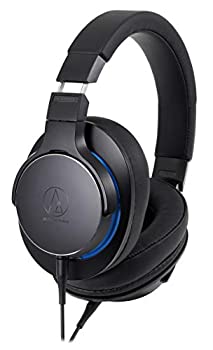 【中古】audio-technica SoundReality ポータブルヘッドホン ハイレゾ音源対応 ブラック ATH-MSR7b BK