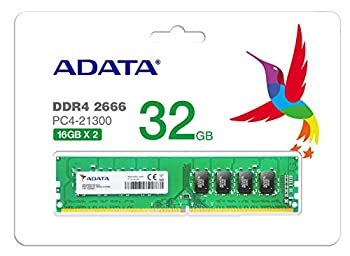 【中古】(未使用品)ADATA DDR4-2666MHz デスクトップPC用 メモリモジュール Premie...
