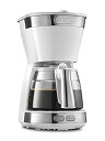 【中古】(未使用品)デロンギ(DeLonghi) ドリップコーヒーメーカー ホワイト アクティブシリーズ [5杯用]ICM12011J-W