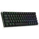 【中古】(非常に良い)CoolerMaster SK622 Black 有線/無線 両対応 テンキーレス 赤軸 オンザフライ ミニサイズキーボード SK-622...