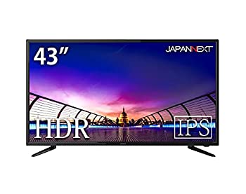 【中古】(非常に良い)43インチ 大型液晶ディスプレイ 4K HDR PCモニター JN-IPS4302UHDR PIP／PBP機能