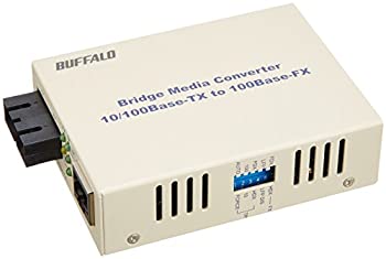 【中古】BUFFALO 光メディアコンバータ 100BASE-TX←→100BASE-FX(SC)変換 シングルモード20km LTR2-TX-S..