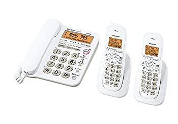 【中古】(非常に良い)シャープ 電話機 コードレス 子機2台 JD-G32CW 【中古】(非常に良い)シャープ 電話機 コードレス 子機2台 JD-G32CW
