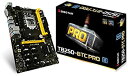 【中古】(非常に良い)BIOSTAR ULTRA PRO CRYPTO-MINING マザーボード TB250-BTC PRO