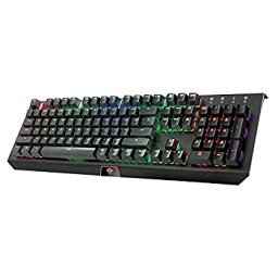 【中古】(未使用品)Trust Gaming Cada RGB Mechanical Key メカニカルゲーミングキーボード 21808